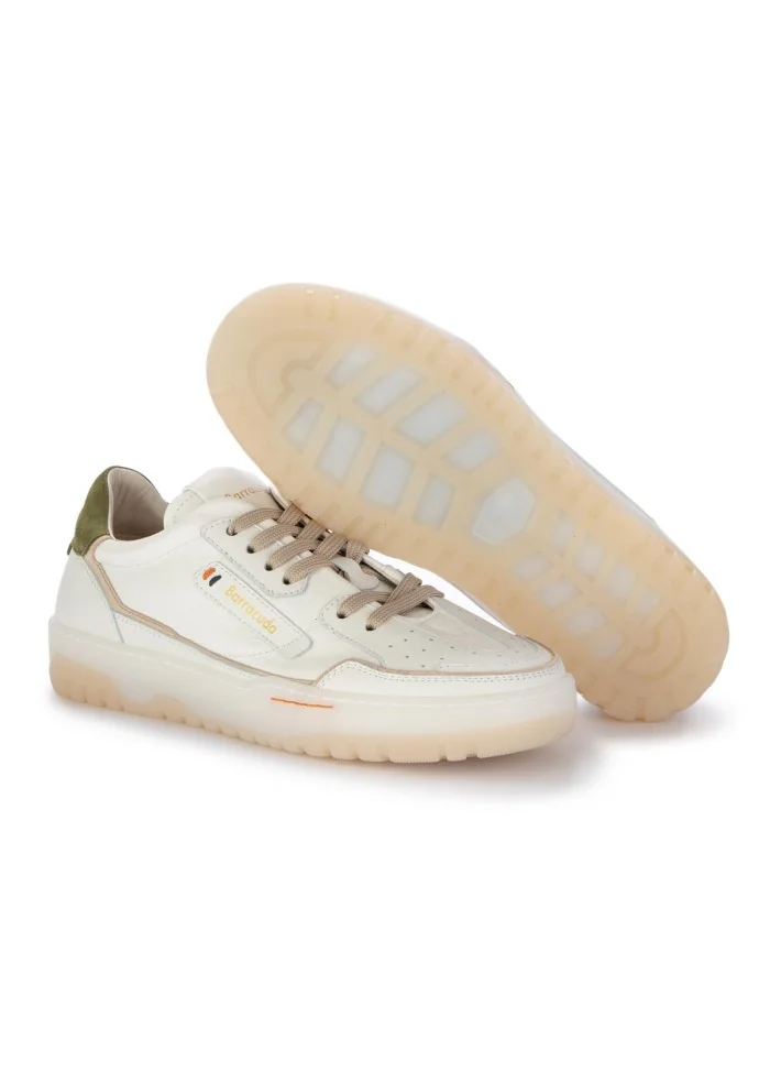 BARRACUDA | SNEAKERS EARVING BIANCO BEIGE VERDE