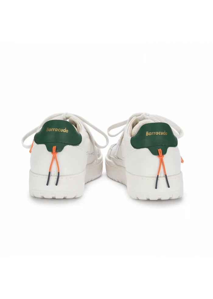 BARRACUDA | SNEAKERS EARVING PELLE BIANCO MARMO