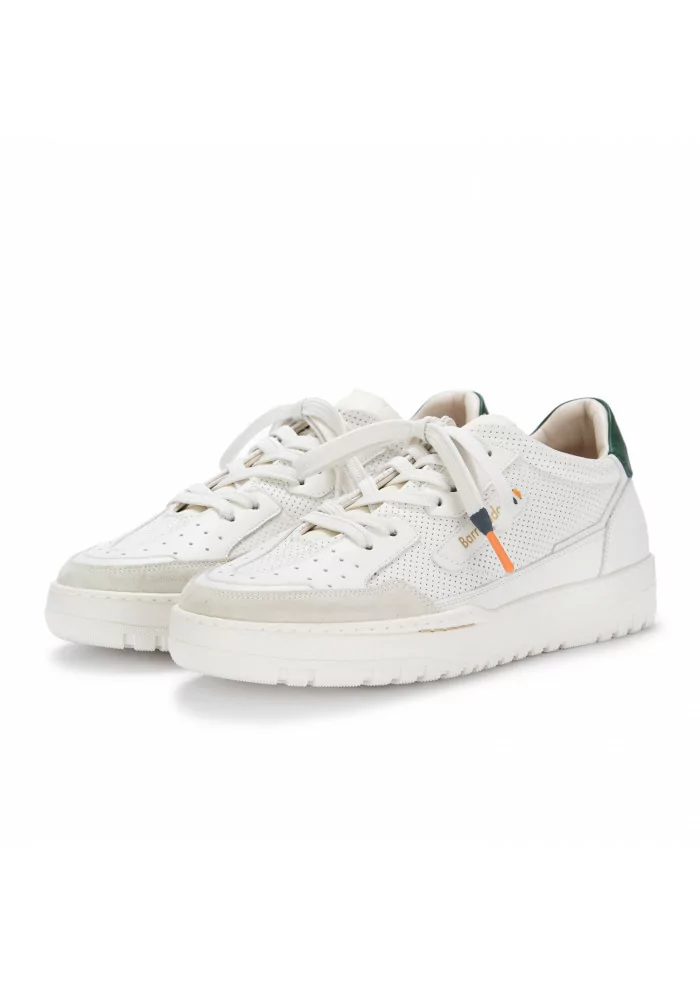 BARRACUDA | SNEAKERS EARVING PELLE BIANCO MARMO