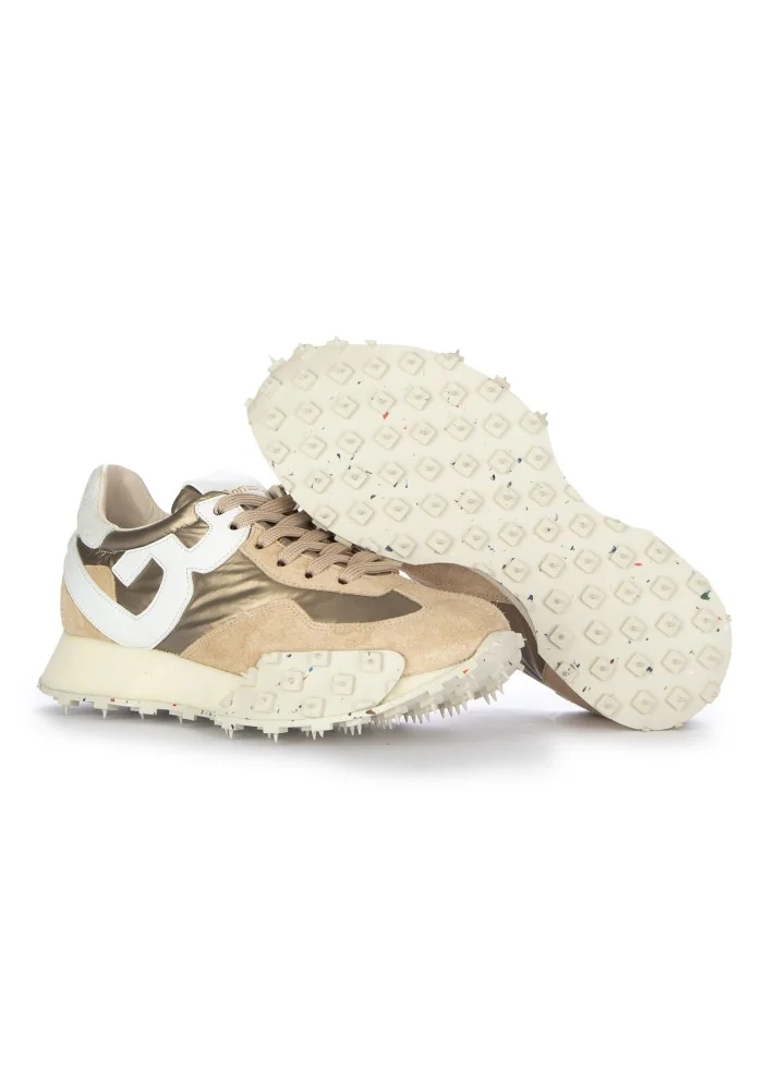 BARRACUDA | SNEAKERS IMPACT BEIGE METALLIZZATO