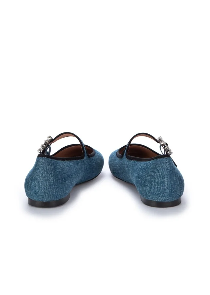 BIBI LOU | BALLERINE LACCETTO BLU JEANS