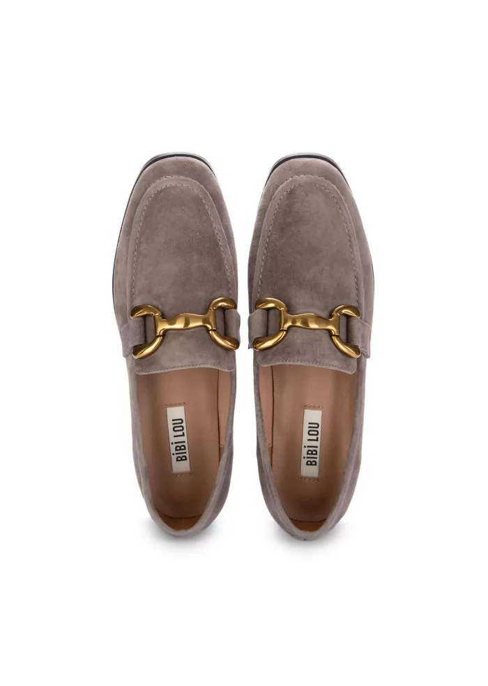 BIBI LOU | MOCASSINI ZAGREB CAMOSCIO GRIGIO