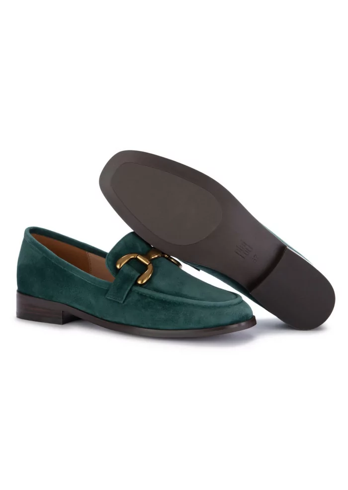 BIBI LOU | MOCASSINI ZAGREB CAMOSCIO VERDE SCURO