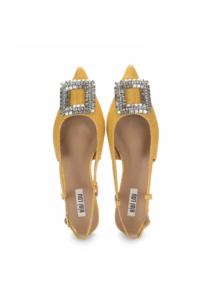 BIBI LOU | SANDALI CHANEL SWEET GIALLO SENAPE