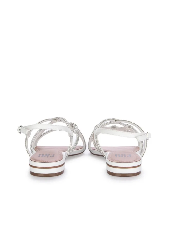 BIBI LOU | SANDALI INTRECCIATI BIANCO ARGENTO