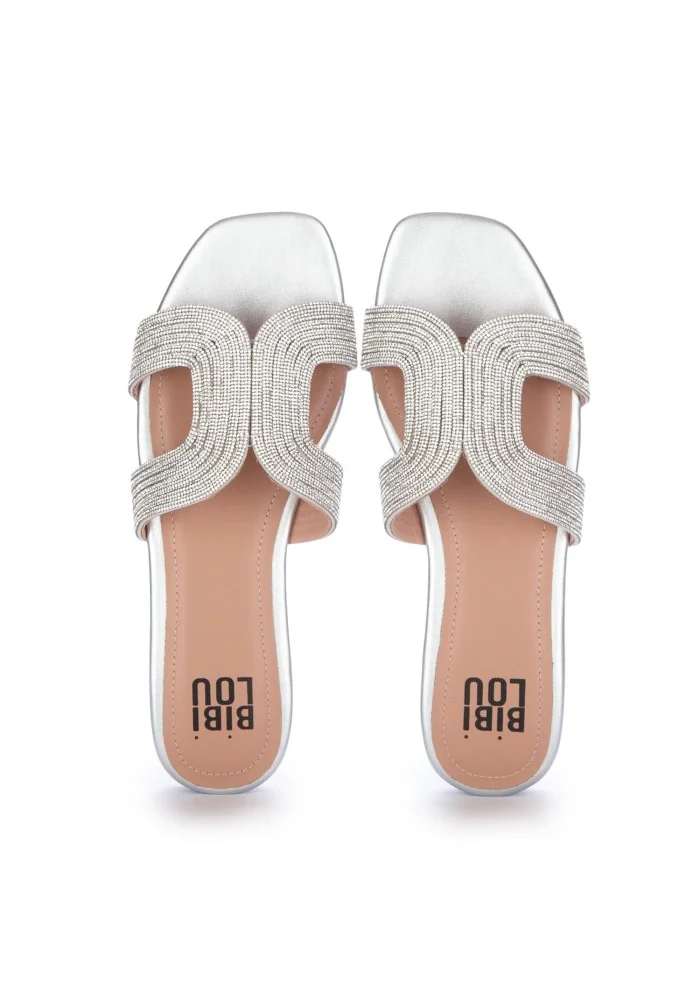 BIBI LOU | SANDALI STRASS ARGENTO