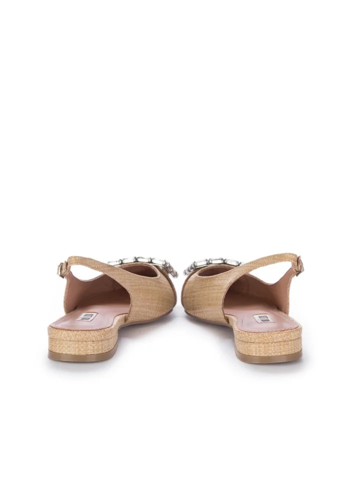 BIBI LOU | SLINGBACK BRILLANTI BEIGE