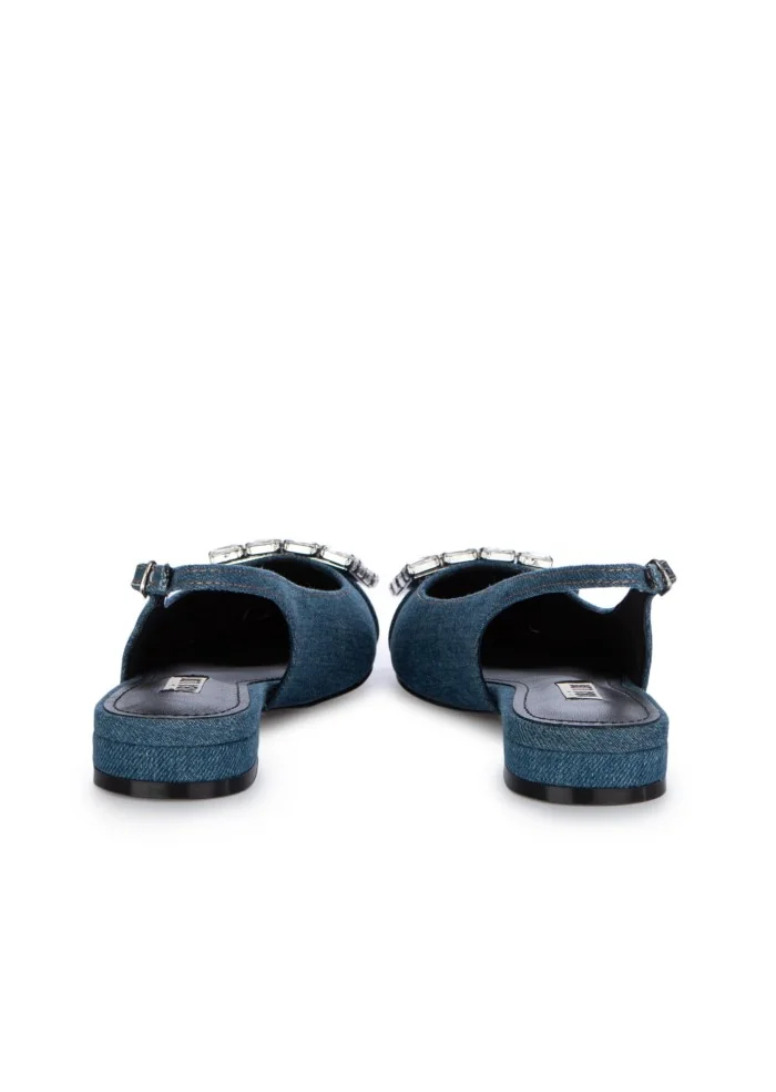 BIBI LOU | SLINGBACK BRILLANTI BLU JEANS