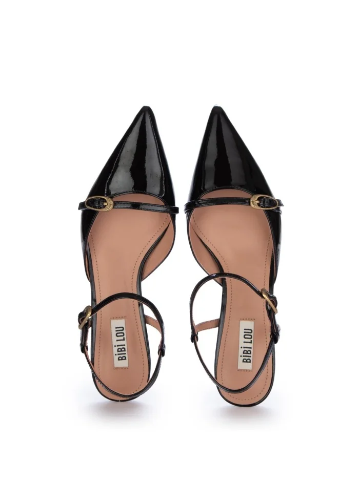 BIBI LOU | SLINGBACK PELLE VERNICIATA NERO