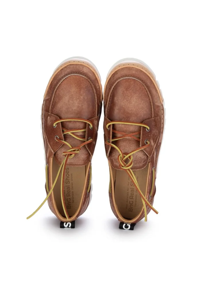 BNG REAL SHOES | SCARPE BASSE LA NAUTICA MARRONE