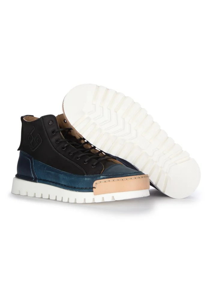 BNG REAL SHOES | SNEAKERS ALTE LA NIGHT BLU NERO