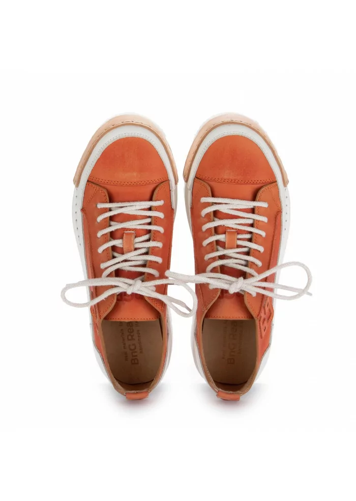 BNG REAL SHOES | SNEAKERS "L'ARANCINA" ARANCIONE BIANCO