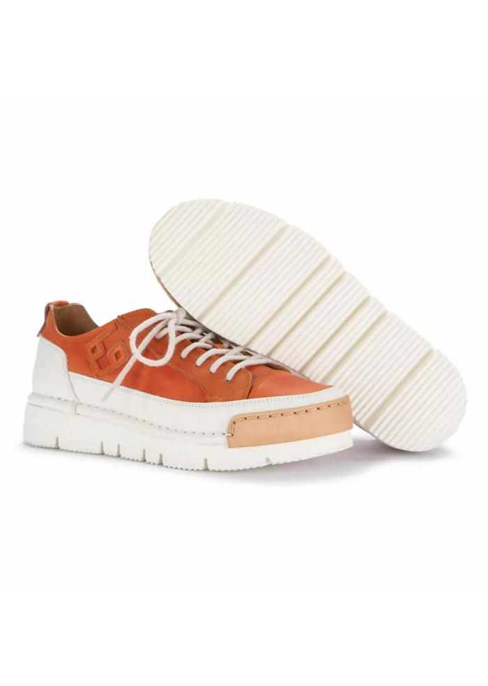BNG REAL SHOES | SNEAKERS "L'ARANCINA" ARANCIONE BIANCO