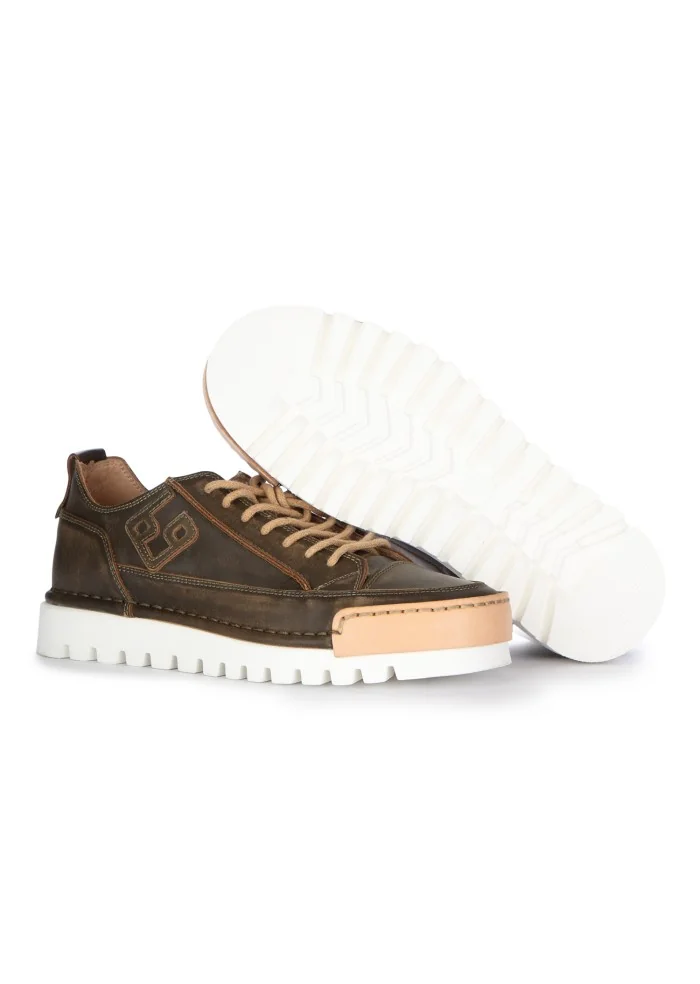 BNG REAL SHOES | SNEAKERS LA MILITARE NOCE MARRONE