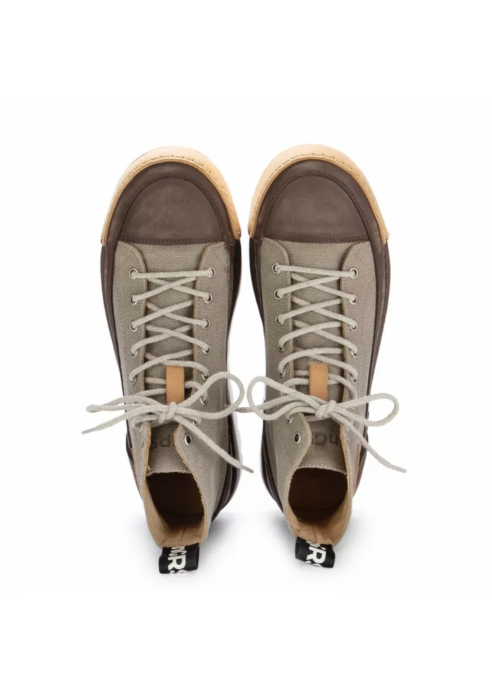BNG REAL SHOES | SNEAKERS LA MOKA CANVAS HIGH MARRONE CACHI