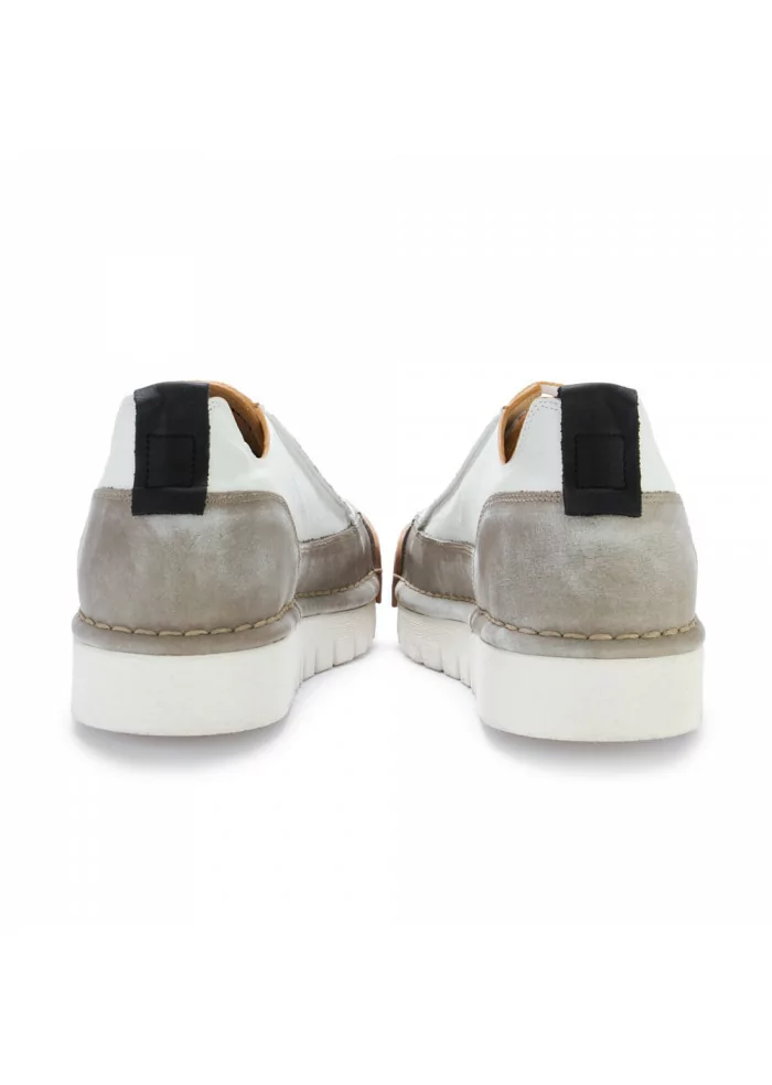 BnG REAL SHOES | SNEAKERS "LA MOKACCINO" BIANCO GRIGIO