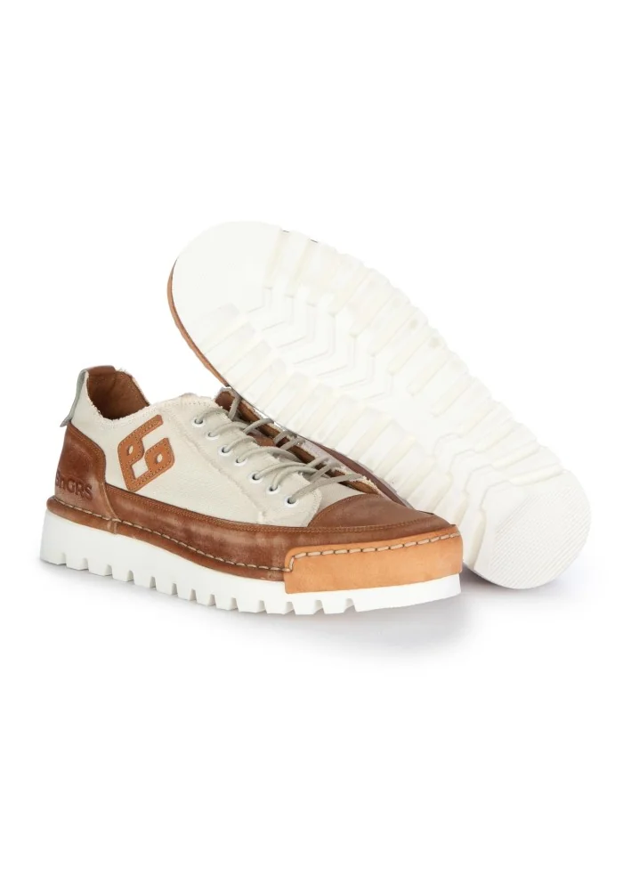BNG REAL SHOES | SNEAKERS LA NOCCIOLA BIANCO MARRONE