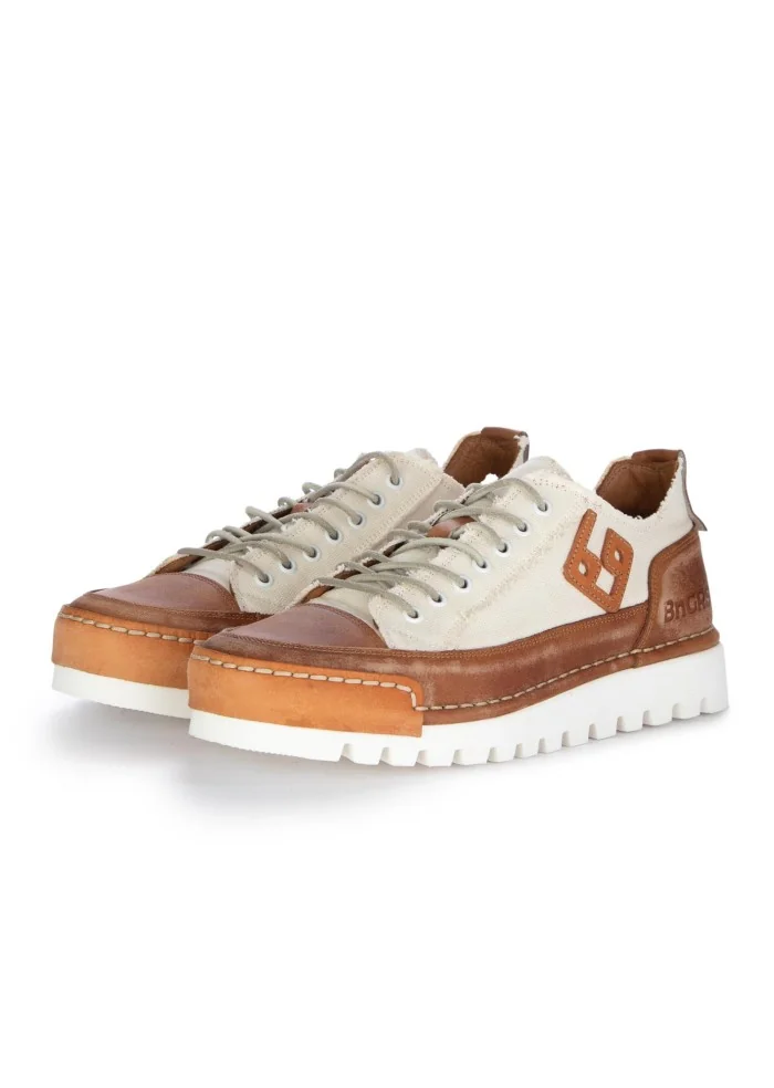 BNG REAL SHOES | SNEAKERS LA NOCCIOLA BIANCO MARRONE