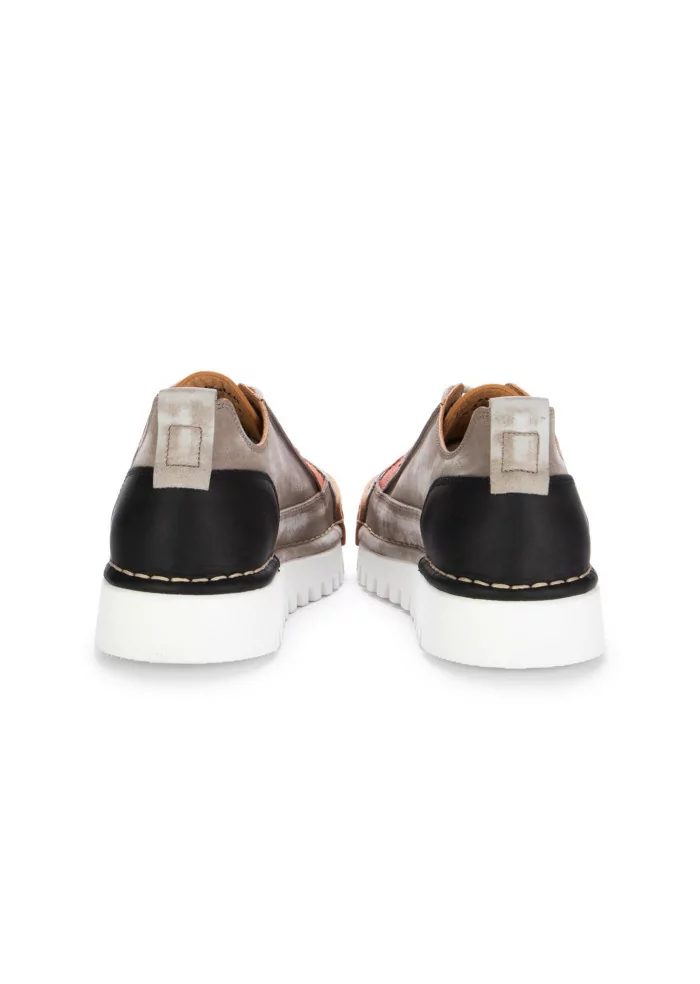 BNG REAL SHOES | SNEAKERS LA PATCH PELLE GRIGIO TORTORA