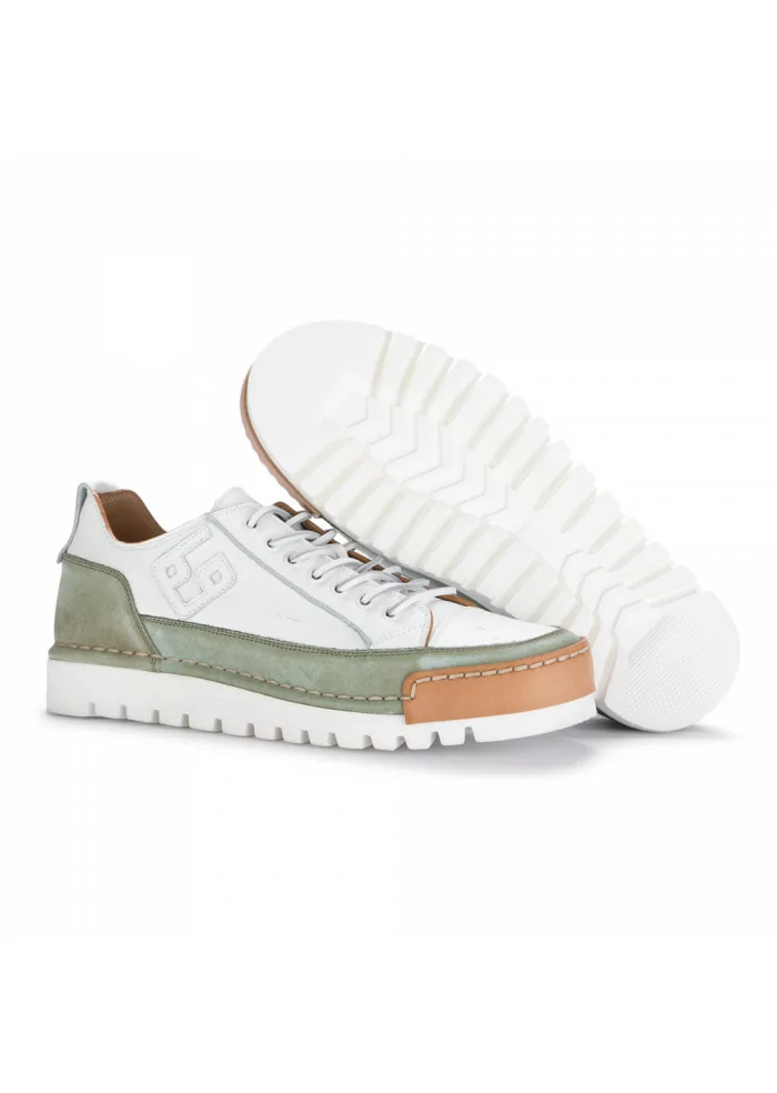 BNG REAL SHOES | SNEAKERS "LA SALVIA" BIANCO VERDE