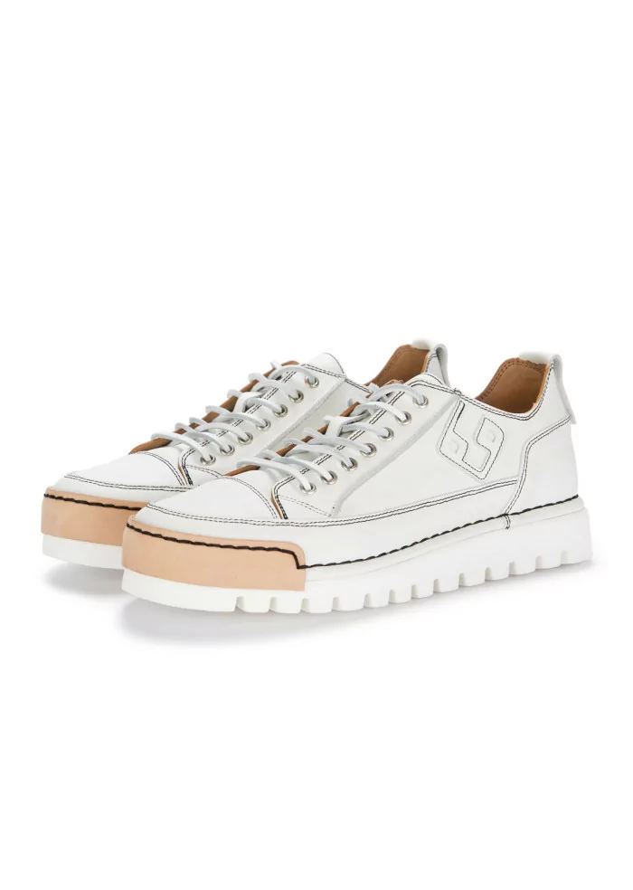 BNG REAL SHOES | SNEAKERS LA VINTAGE PELLE BIANCO