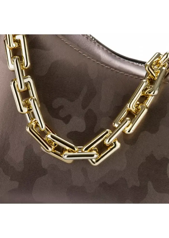 BORSA A SPALLA DONNA GUM CHIARINI | DIVA MARRONE MIMETICO