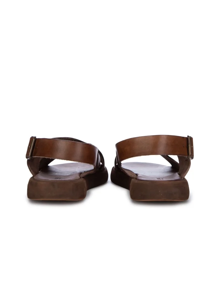 BRADOR | SANDALI OSCAR MAT. T/CAPO MARRONE MOGANO