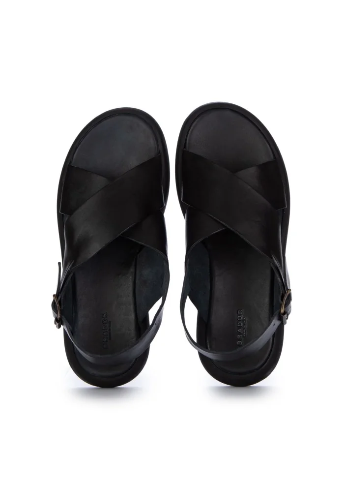 BRADOR | SANDALI OSCAR MAT. T/CAPO NERO