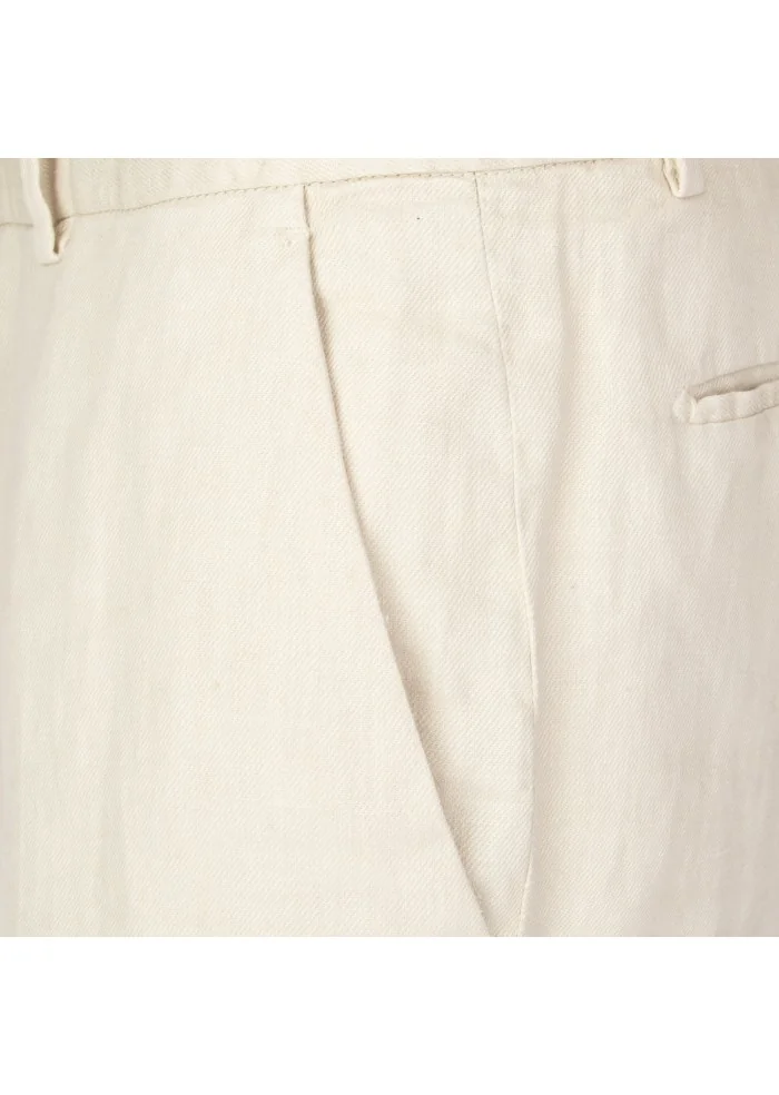 BRIGLIA | PANTALONI LINO BEIGE