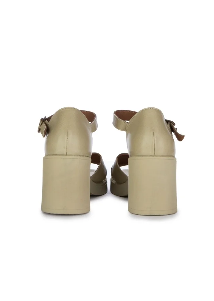 BUENO | SANDALI CON TACCO LACCETTO ALLA CAVIGLIA VERDE SALVIA