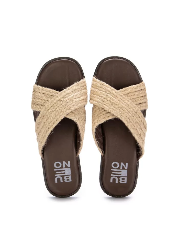 BUENO | SANDALI CORDA PELLE BEIGE