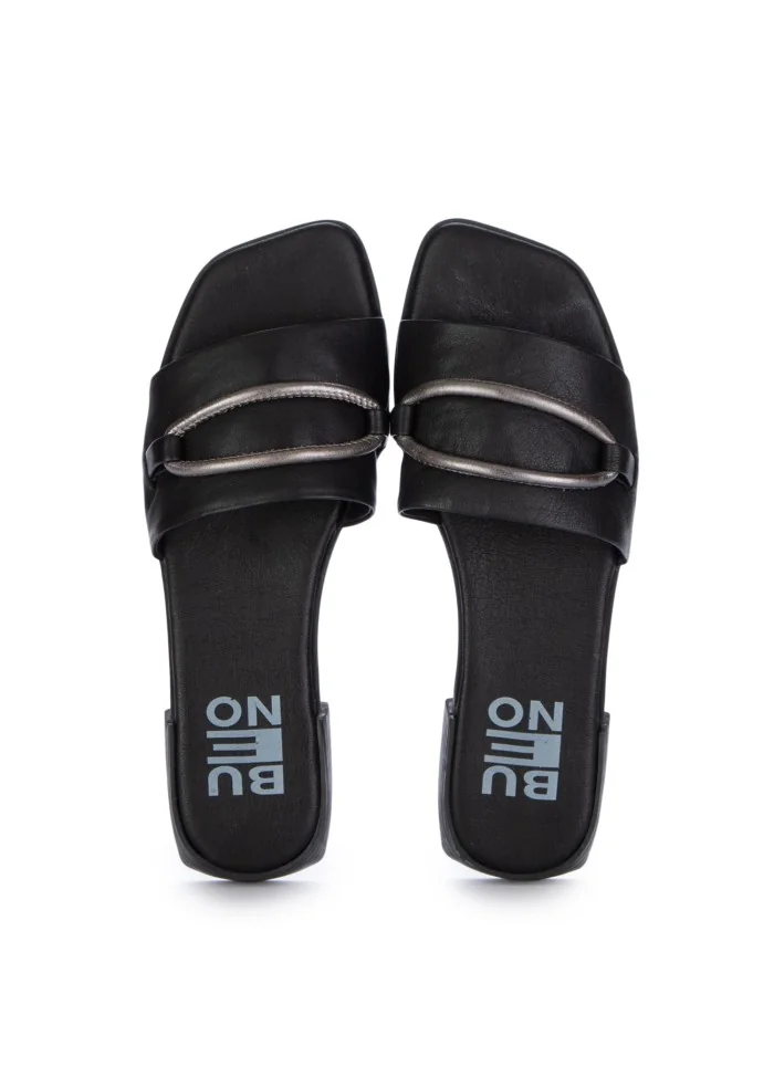 BUENO | SANDALI DECORAZIONE METALLICA NERO