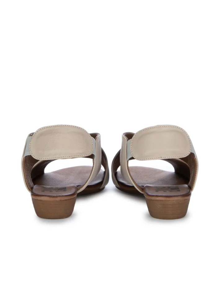 BUENO | SANDALI PELLE GRIGIO