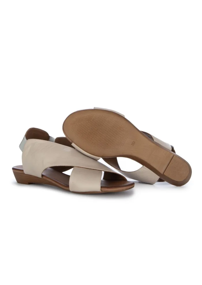 BUENO | SANDALI PELLE GRIGIO