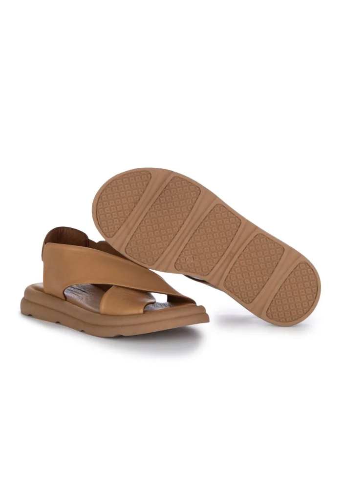 BUENO | SANDALI PELLE MORBIDA MARRONE