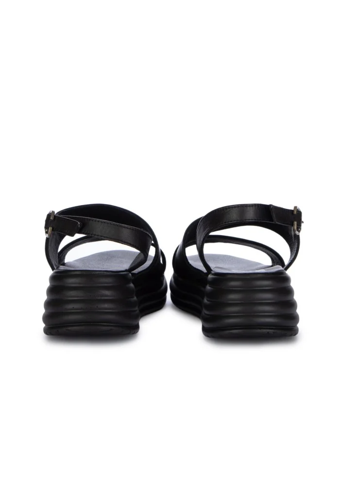 BUENO | SANDALI PLATFORM PELLE NERO