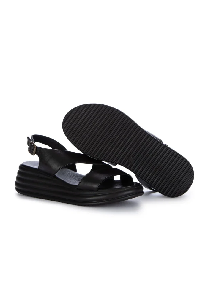 BUENO | SANDALI PLATFORM PELLE NERO