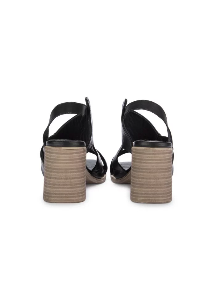 BUENO | SANDALI TACCO PELLE NERO
