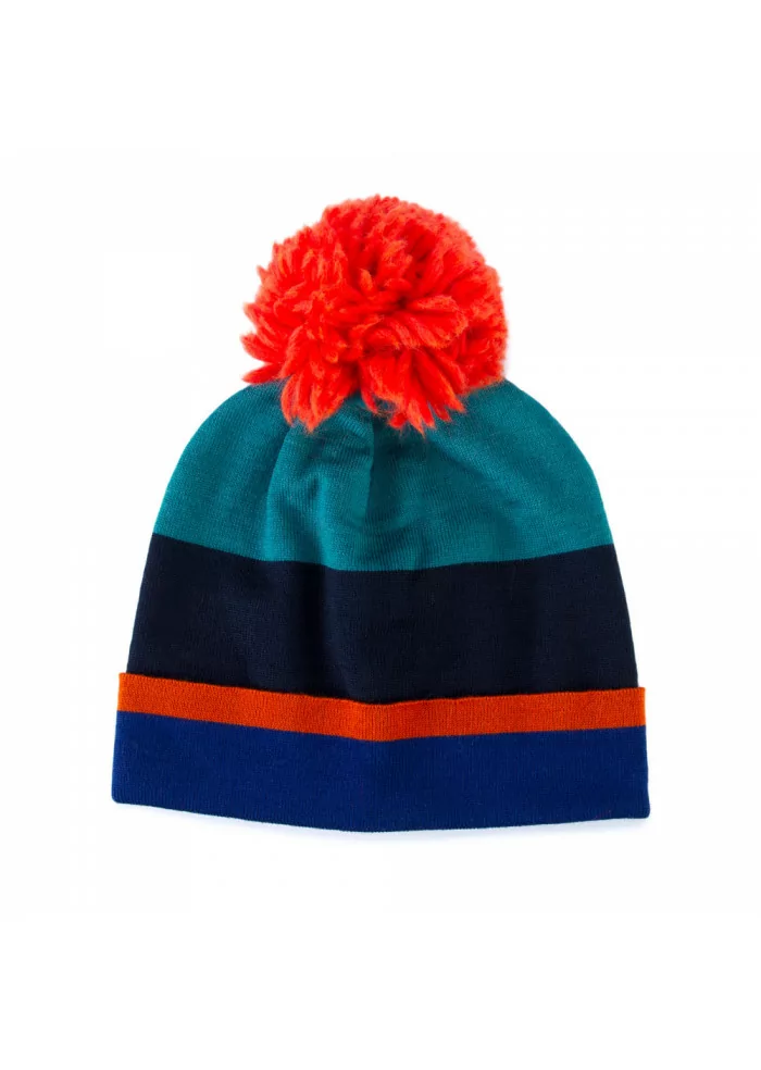 CAPPELLINO DONNA SGHEVIT | PON-PON ARANCIONE MULTICOLORE