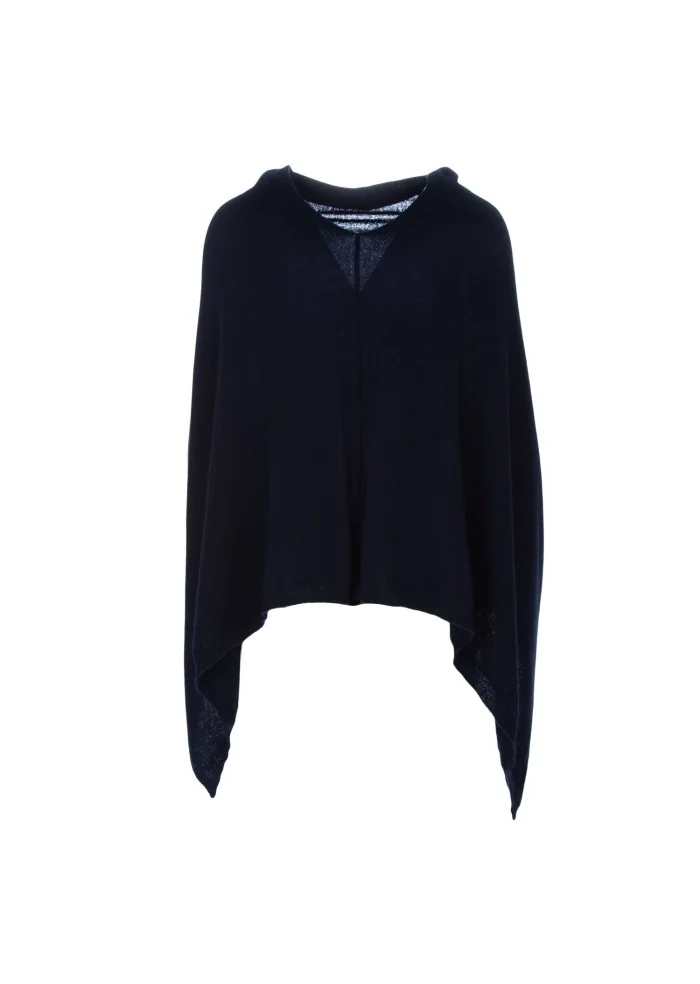 CASHMERE ISLAND | PONCHO SORRENTO BLU