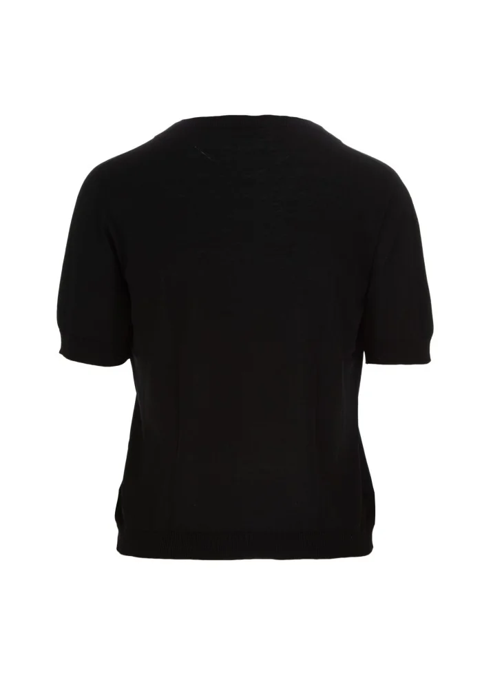 CASHMERE ISLAND | T-SHIRT RIOMAGGIORE NERO