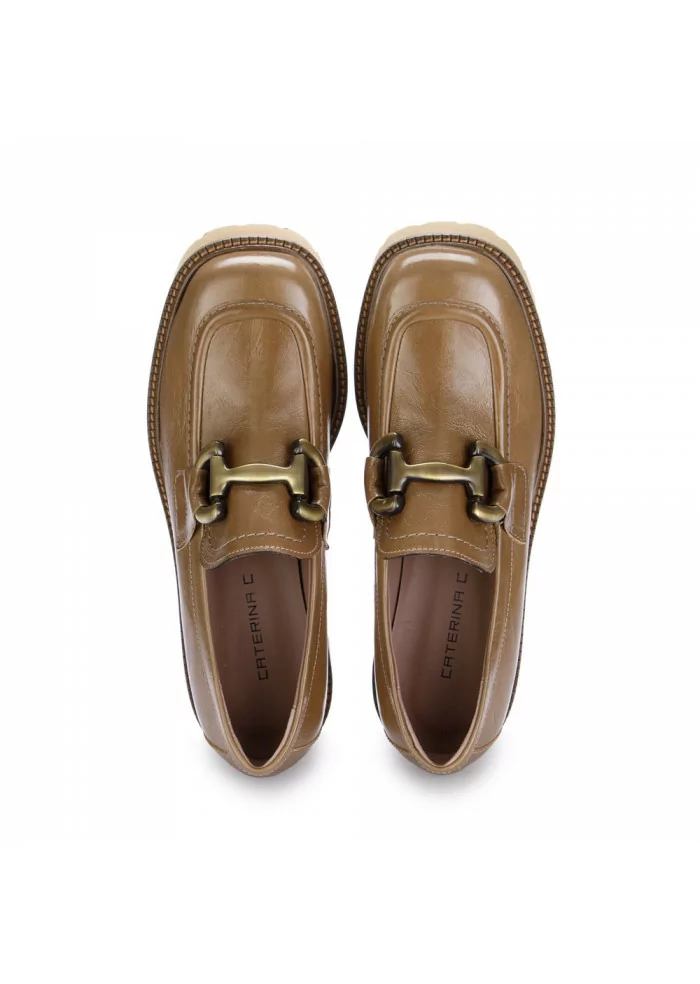 CATERINA C | SCARPE TACCO SUGHERO MARRONE
