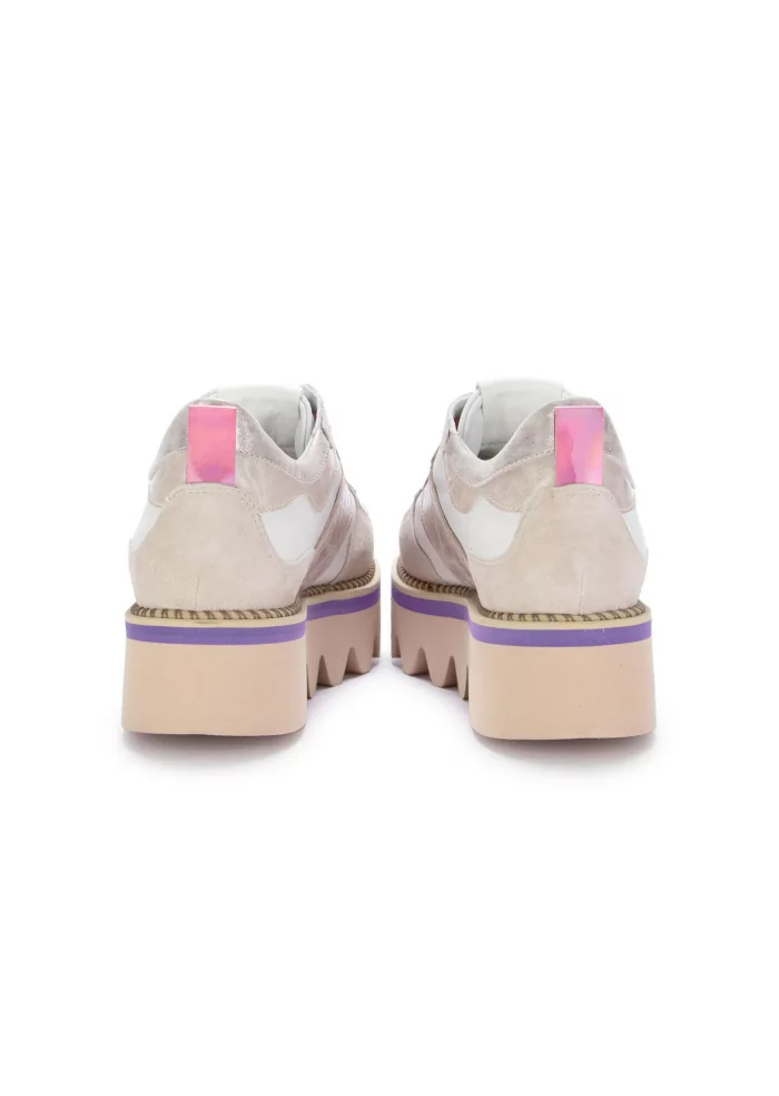 CATERINA C | SNEAKERS CIPRIA PELLE ROSA BIANCO