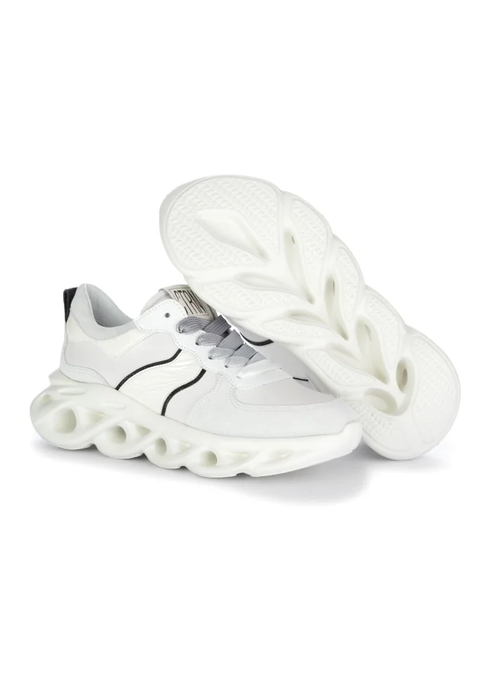 CATERINA C | SNEAKERS PELLE CAMOSCIO BIANCO