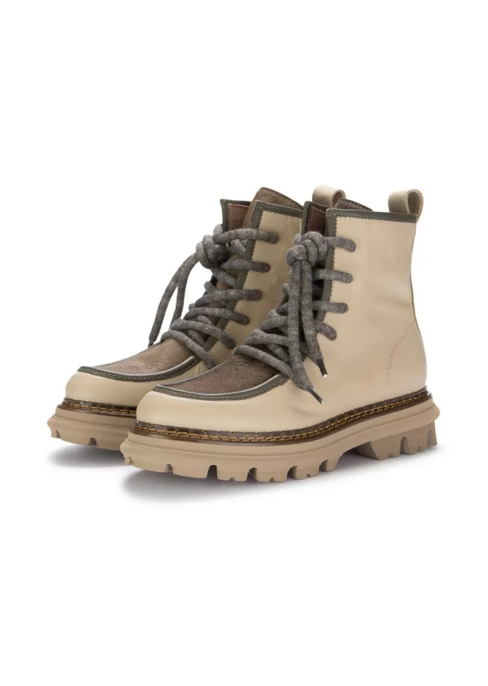 CATERINA C | TRONCHETTI PELLE CAVALLINO BEIGE