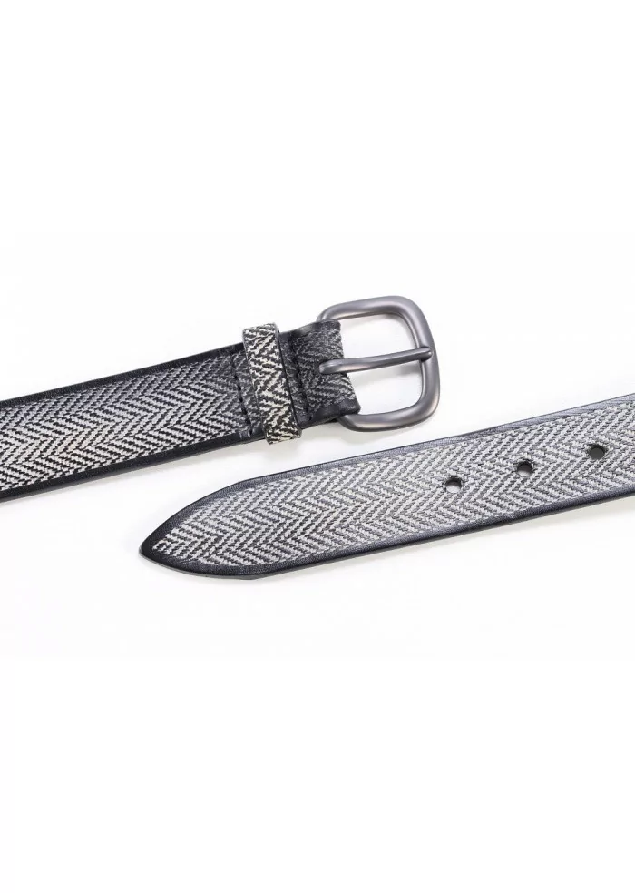 CINTURA UOMO ORCIANI | U0 7548 TWEED COLOR BIANCO