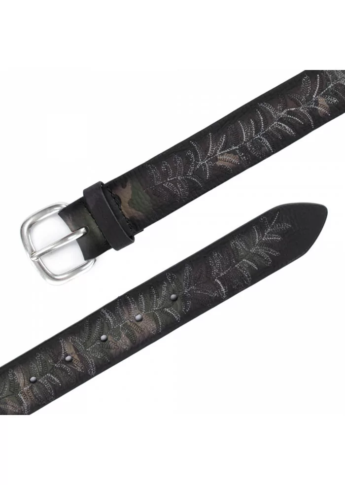 CINTURA UOMO ORCIANI | U08060 CAMOUFLAGE DEEP NERO