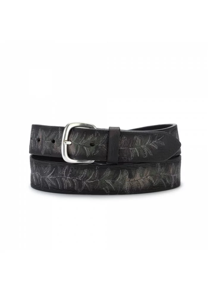 CINTURA UOMO ORCIANI | U08060 CAMOUFLAGE DEEP NERO
