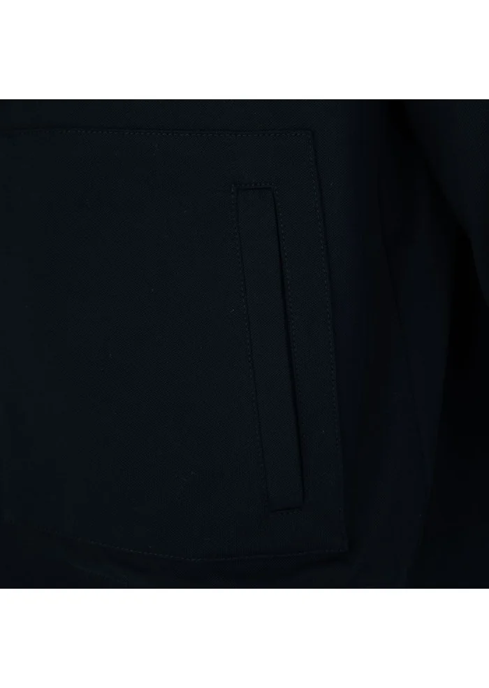 CIRCOLO 1901 | GIUBBINO FELPA PIQUET BLU SCURO