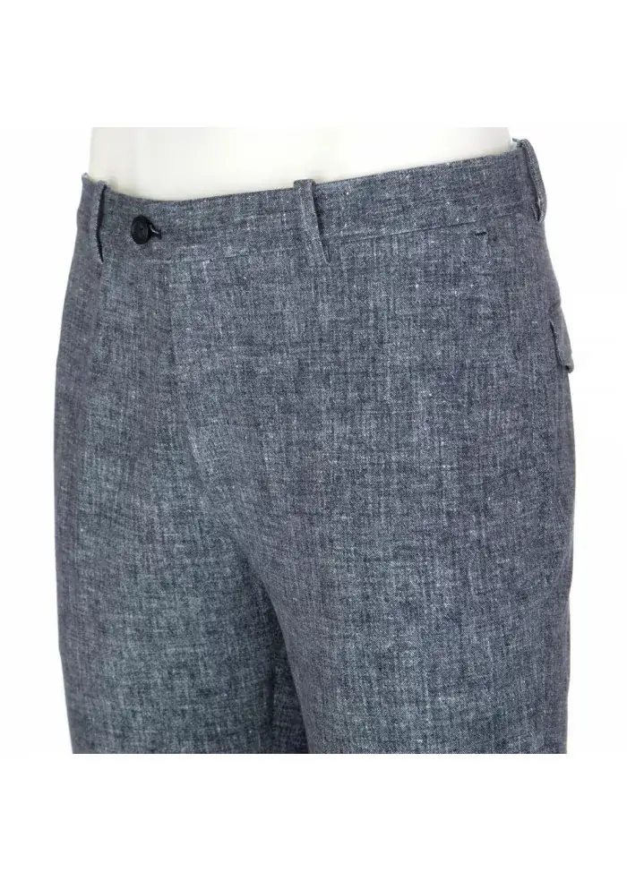 CIRCOLO 1901 | PANTALONI COTONE BLU GRIGIO